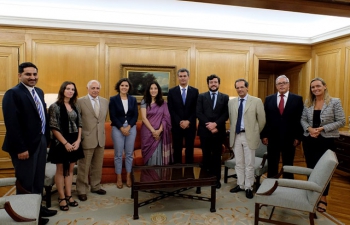 Luncheon meeting with India-Portugal Parliamentary Friendship Group at the Portugese Parliament