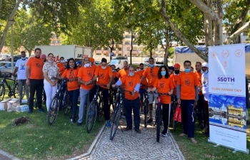 Glimpses of Cycle Rally as part of #550GuruNanakDevJi held in Albufeira with(11.07.2020)