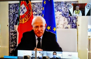Virtual Meeting between External Affairs Minister and Foreign Minister of Portugal ( 14.10.2020)