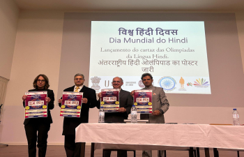 Celebration of 'Vishwa Hindi Diwas 2025' at Univeristy of lisbon