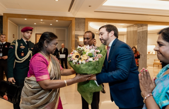 Honourable President of India, Smt. Droupadi Murmu, Arrives in Lisbon, Portugal on 8th April 2025